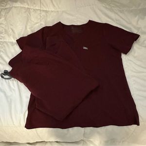 Figs Large Catarina Top and Medium Petite High Waisted Zamora Joggers